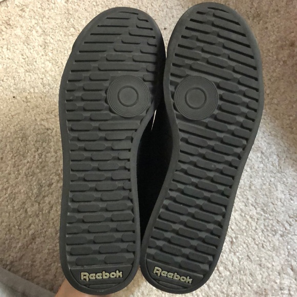 Black Leather Reebok Sneakers - Picture 2 of 4